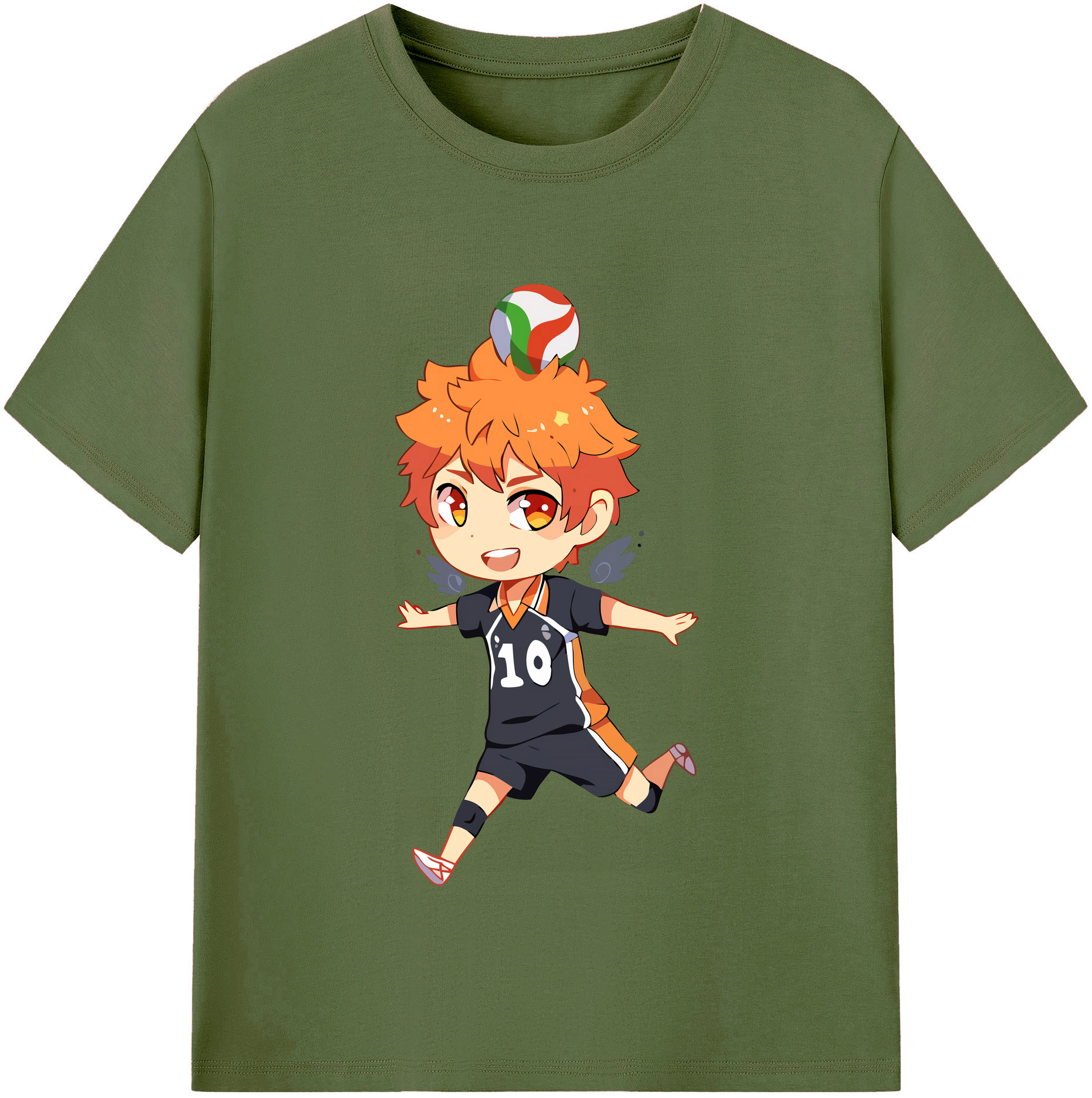 （画像用） ハイキュー!! Haikyu!! 綿100％半袖Tシャツ（フロントプリント）